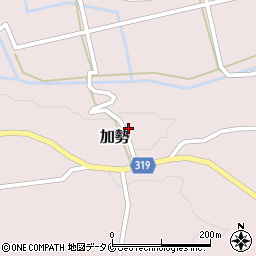 宮崎県西都市加勢2198周辺の地図