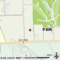 鹿児島県出水市平和町1437周辺の地図