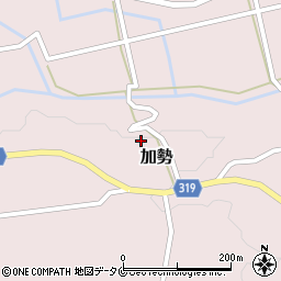 宮崎県西都市加勢2215周辺の地図