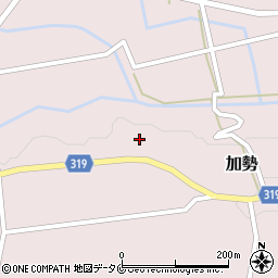 宮崎県西都市加勢1274周辺の地図
