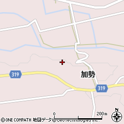 宮崎県西都市加勢1248周辺の地図