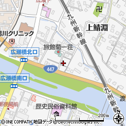 鹿児島県出水市上鯖淵15-17周辺の地図