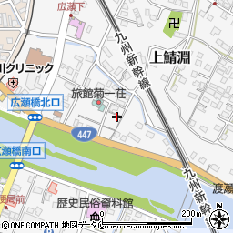 鹿児島県出水市上鯖淵15-22周辺の地図