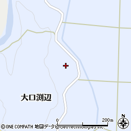 鹿児島県伊佐市大口渕辺320周辺の地図