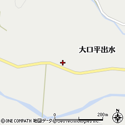 鹿児島県伊佐市大口平出水1416周辺の地図