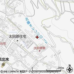 鹿児島県出水市上鯖淵1340-2周辺の地図