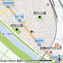 ファミリーマート昭和町周辺の地図