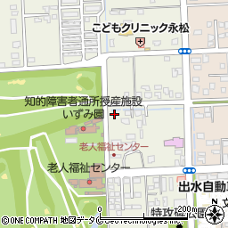 鹿児島県出水市平和町70周辺の地図