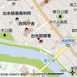 鹿児島県出水市昭和町22周辺の地図