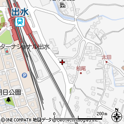 鹿児島県出水市上鯖淵652周辺の地図