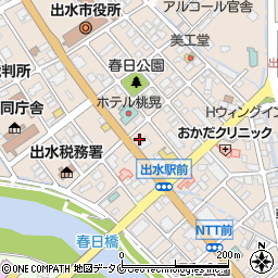 南日本銀行出水支店周辺の地図