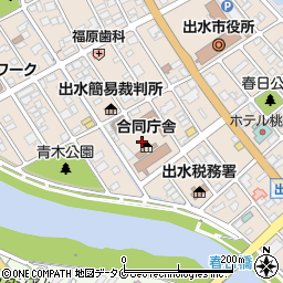 鹿児島県出水市昭和町18周辺の地図