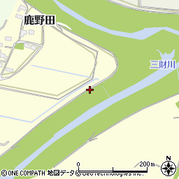 三財川周辺の地図