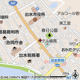 熊本銀行周辺の地図