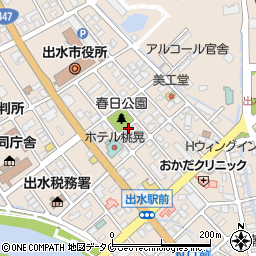 鹿児島県出水市昭和町8周辺の地図