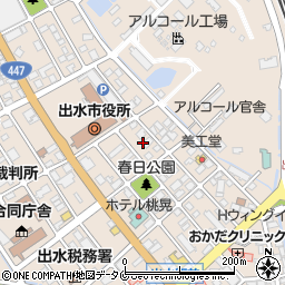 鹿児島県出水市昭和町6周辺の地図