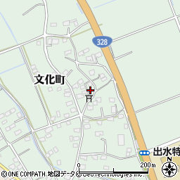 鹿児島県出水市文化町296周辺の地図