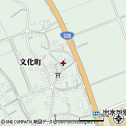 鹿児島県出水市文化町286周辺の地図