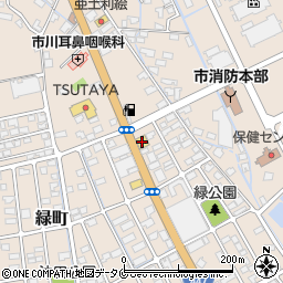 ブックオフ出水店周辺の地図