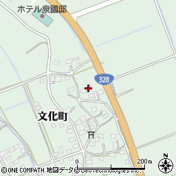 鹿児島県出水市文化町315周辺の地図