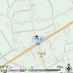鹿児島県出水市高尾野町下水流2127周辺の地図