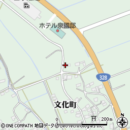 鹿児島県出水市文化町335周辺の地図