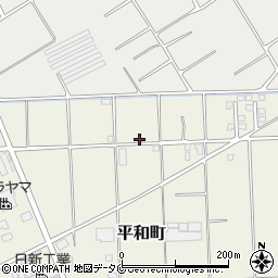 鹿児島県出水市平和町885周辺の地図