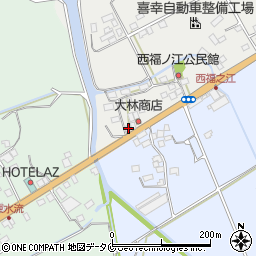 鹿児島県出水市汐見町1268周辺の地図