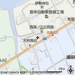 鹿児島県出水市汐見町1247周辺の地図