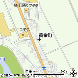 鹿児島県出水市黄金町288周辺の地図