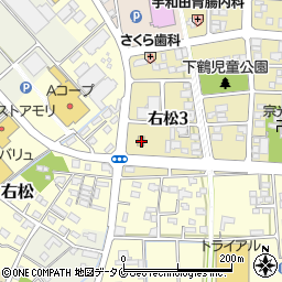 ファミリーマート西都右松店周辺の地図