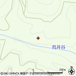 鳥井谷周辺の地図