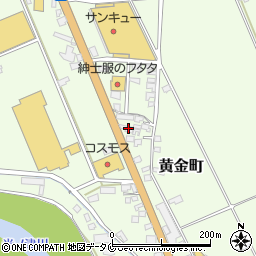 鹿児島県出水市黄金町368周辺の地図