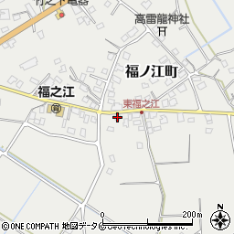 鹿児島県出水市福ノ江町1010周辺の地図