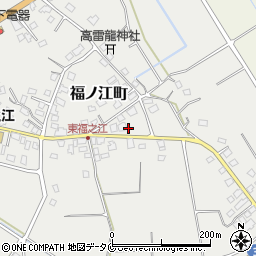 鹿児島県出水市福ノ江町851周辺の地図