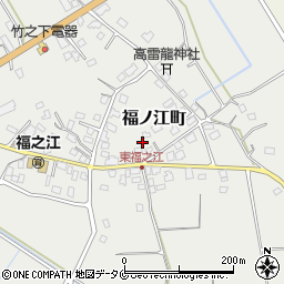 鹿児島県出水市福ノ江町843周辺の地図