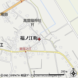 鹿児島県出水市福ノ江町838周辺の地図