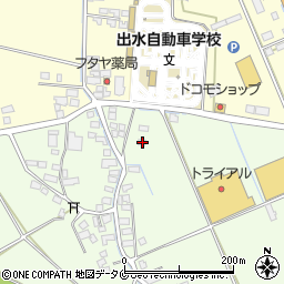 鹿児島県出水市黄金町589周辺の地図