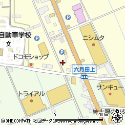 鹿児島県出水市六月田町573周辺の地図