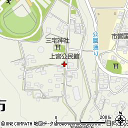 上宮公民館周辺の地図