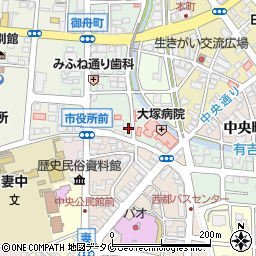 宮崎県西都市御舟町2丁目48-2周辺の地図