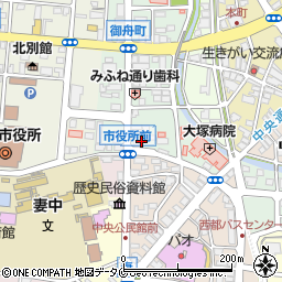 宮崎県西都市御舟町2丁目62-6周辺の地図