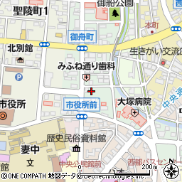 宮崎県西都市御舟町2丁目57周辺の地図