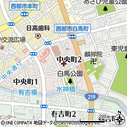 株式会社温仙堂　宮崎県央営業所周辺の地図