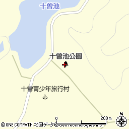 十曽池公園周辺の地図