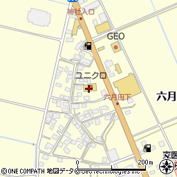 ユニクロ出水店周辺の地図