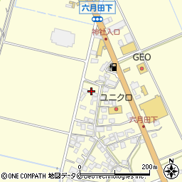 鹿児島県出水市六月田町475周辺の地図