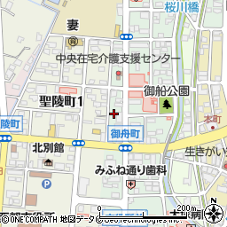 宮崎県西都市御舟町1丁目83周辺の地図