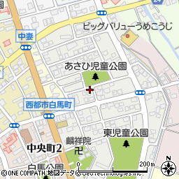 宮崎県西都市旭1丁目110周辺の地図