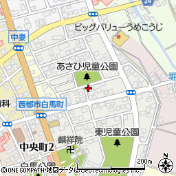 宮崎県西都市旭1丁目114周辺の地図